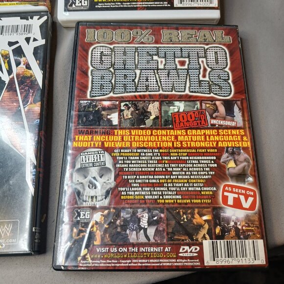 WWE Fighting DVDS As Seen On TV Violent Backyard Fighting Mixed Lot of 4 - Picture 9 of 15